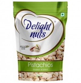 Delight Nuts Pistachios Roasted & Salted  Pack  200 grams